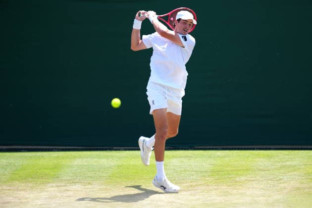 2026-07-03 The Championships - Wimbledon 2026 - Day Five LONDON, UNITED KINGDOM - JULY 3: Joao Fonseca of Brazil during Day Five of the The Championships - Wimbledon 2026 at All England Lawn Tennis and Croquet Club on July 3, 2026 in London, England. (Photo by Marleen Fouchier BSR Agency) London United Kingdom Content not available for redistribution in The Netherlands directly or indirectly through any third parties. Copyright: xBSRxAgencyx