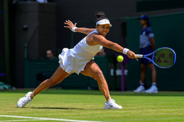Day Five: The Championships - Wimbledon 2026 LONDON, ENGLAND JULY 03 - Naomi Osaka of Japan during Ladies Single Third Round against Daria Kasatkina of Australia at The Wimbledon Lawn Tennis Championship at Wimbledon on July 03, 2026 in London, England. (Photo by Keeran Marquis)  Copyright: xKeeranxMarquis Fotoarena SPPx Sportspressphoto_SPR183606