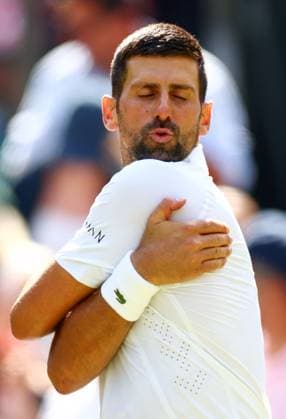 Novak Djokovic during his third round match Wimbledon Tennis Championships, Day 5, The All England Lawn Tennis and Croquet Club, London, UK - 03 Jul 2026London The All England Lawn Tennis and United Kingdom  Copyright: xJamesxMarsh Shutterstockx 16970347ei