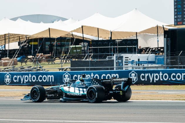 July 3, 2026, Silverstone, Northamptonshire, United Kingdom: GEORGE RUSSELL (63, Mercedes AMG Petronas F1 Team, GBR, British F1 Driver, W17) at the Formula 1 Pirelli British Grand Prix 2026 at Silverstone Circuit F12026: British Grand Prix  - ZUMAr193 20260703_zsp_r193_044 Copyright: xSaraxRuffonix