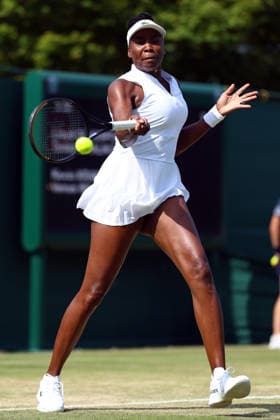 Venus Williams during her Mixed Doubles first round match Wimbledon Tennis Championships, Day 5, The All England Lawn Tennis and Croquet Club, London, UK - 03 Jul 2026London The All England Lawn Tennis and United Kingdom  Copyright: xKieranxMcManus Shutterstockx 16970351ct