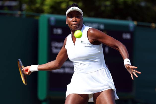 Venus Williams during her Mixed Doubles first round match Wimbledon Tennis Championships, Day 5, The All England Lawn Tennis and Croquet Club, London, UK - 03 Jul 2026London The All England Lawn Tennis and United Kingdom  Copyright: xKieranxMcManus Shutterstockx 16970351cr