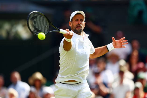 Novak Djokovic during his third round match Wimbledon Tennis Championships, Day 5, The All England Lawn Tennis and Croquet Club, London, UK - 03 Jul 2026London The All England Lawn Tennis and United Kingdom  Copyright: xJamesxMarsh Shutterstockx 16970347ep