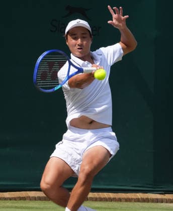 Tennis - 2026 Wimbledon Championships - Day Five (Week One) - All England Lawn Tennis & Croquet Club, London - Friday 3rd July 2026 Gentlemen s (Men s) Singles, Third Round: Rafael Jodar (ESP) vs. Shintaro Mochizuki (JPN) Shintaro Mochizuki (JPN) COLORSPORT ANDREW COWIE 