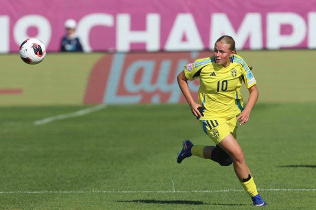 260703 Nova Selin of Sweden during the women s Euro Under-19 football match between Sweden and Germany on July 3, 2026 in Zenica. Photo: Aleksandar Djorovic BILDBYRAN COP 184 XX0042 fotboll football soccer fotball u19 em match 3 sverige germany womens euro under-19 sweden dam bbeng u19 f19 euros *** July 3, 2026: Nova Selin of Sweden during the Women s Under-19 European Championship soccer match between Sweden and Germany on July 3, 2026 in Zenica. Photo by Aleksandar Djorovic. BILDBYRAN COP 184 XX0042 soccer football U19 European Championship match 3 Sweden Germany Women s U19 European Championship Sweden women s U19 soccer  Copyright: ALEKSANDARxDJOROVIC BB260703ZC008