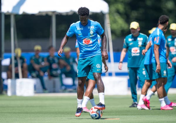 Einzelbild, Single image Vinicius Junior (Brazil, 7) FIFA World Cup, WM, Weltmeisterschaft, Fussball 2026: Brasilien Training 03 July 2026, FIFA World Cup 2026: Brasilien Training at Columbia Park Training Facility in Morristown, New Jersey, USA. *** Single image: Vinicius Junior, Brazil, 7th FIFA World Cup 2026 Brazil Training, July 3, 2026; FIFA World Cup 2026 Brazil Training at Columbia Park Training Facility in Morristown, New Jersey, USA Copyright: HMBxMedia xMarcoxBader
