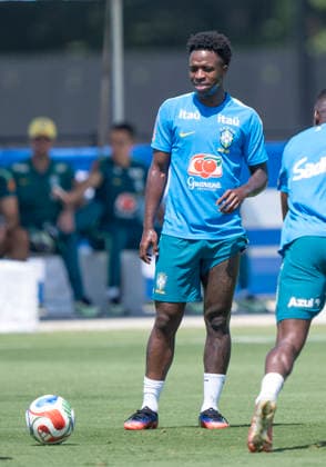 Einzelbild, Single image: Vinicius Junior (Brazil, 7) FIFA World Cup, WM, Weltmeisterschaft, Fussball 2026: Brasilien Training 03 July 2026, FIFA World Cup 2026: Brasilien Training at Columbia Park Training Facility in Morristown, New Jersey, USA. *** Single image: Vinicius Junior, Brazil, 7th FIFA World Cup 2026 Brazil Training, July 3, 2026; FIFA World Cup 2026 Brazil Training at Columbia Park Training Facility in Morristown, New Jersey, USA Copyright: HMBxMedia xMarcoxBader