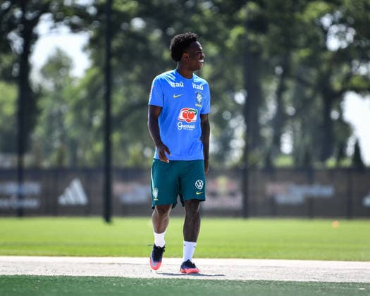 Vini Jr enters training at their New Jersey base the Columbia Park Training Facility in Morristown, NJ, United States. (Photo by Rebekah Wynkoop SPP)  Copyright: xRebekahxWynkoop SPPx Sportspressphoto_SPR183753