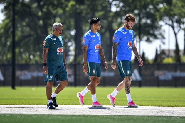 Brazilian Team enters training at their New Jersey base the Columbia Park Training Facility in Morristown, NJ, United States. (Photo by Rebekah Wynkoop SPP)  Copyright: xRebekahxWynkoop SPPx Sportspressphoto_SPR183755