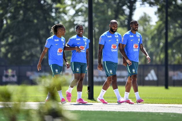 Brazilian Team enters training at their New Jersey base the Columbia Park Training Facility in Morristown, NJ, United States. (Photo by Rebekah Wynkoop SPP)  Copyright: xRebekahxWynkoop SPPx Sportspressphoto_SPR183756