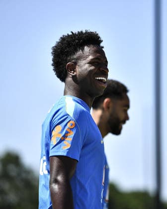 Vini Jr enters training at their New Jersey base the Columbia Park Training Facility in Morristown, NJ, United States. (Photo by Rebekah Wynkoop SPP)  Copyright: xRebekahxWynkoop SPPx Sportspressphoto_SPR183762