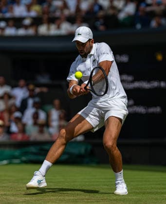Tennis - Wimbledon Championship 2026 - Day 5 LONDON, ENGLAND - Friday, July 3, 2026: Novak Djokovic (SRB) during the Gentlemen s Singles Third Round match on Day Five of The Championships Wimbledon 2026 at the All England Lawn Tennis and Croquet Club. (Photo by Kirsten Holst Propaganda) LONDON All England Lawn Tennis and Croq GREATER LONDON ENGLAND  Copyright: xKirstenxHolstx 2026-07-03-025-Wimbledon_D5