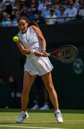 Tennis - Wimbledon Championship 2026 - Day 5 LONDON, ENGLAND - Friday, July 3, 2026: Daria Kasatkina (AUS) during the Ladies Singles Third Round match on Day Five of The Championships Wimbledon 2026 at the All England Lawn Tennis and Croquet Club. (Photo by Kirsten Holst Propaganda) LONDON All England Lawn Tennis and Croq GREATER LONDON ENGLAND  Copyright: xKirstenxHolstx 2026-07-03-015-Wimbledon_D5
