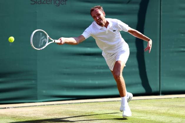 Daniil Medvedev during his third round match Wimbledon Tennis Championships, Day 5, The All England Lawn Tennis and Croquet Club, London, UK - 03 Jul 2026London The All England Lawn Tennis and United Kingdom  Copyright: xKieranxMcManus Shutterstockx 16970351ek