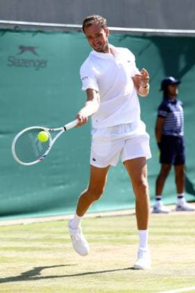Daniil Medvedev during his third round match Wimbledon Tennis Championships, Day 5, The All England Lawn Tennis and Croquet Club, London, UK - 03 Jul 2026London The All England Lawn Tennis and United Kingdom  Copyright: xKieranxMcManus Shutterstockx 16970351eo