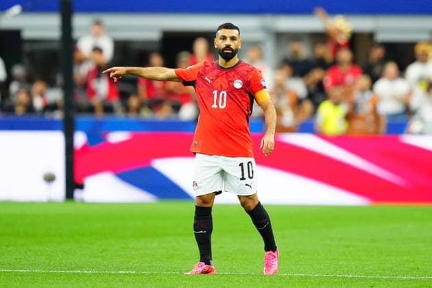 Australia v Egypt - FIFA World Cup, WM, Weltmeisterschaft, Fussball 2026 - Round of 32 ARLINGTON, USA - JULY 03: Mohamed Salah (10) of Egypt gestures during the 2026 FIFA World Cup Round of 32 match between Australia and Egypt at Dallas Stadium in Arlington, Texas, United States on July 03, 2026. Evrim Aydin Anadolu Texas United States. Editorial use only. Please get in touch for any other usage.  Copyright: x2026xAnadoluxEvrimxAydinx