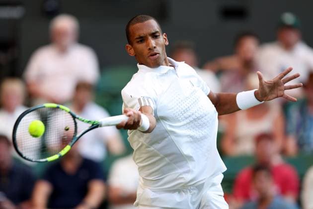 Felix Auger-Aliassime during his third round match Wimbledon Tennis Championships, Day 5, The All England Lawn Tennis and Croquet Club, London, UK - 03 Jul 2026London The All England Lawn Tennis and United Kingdom  Copyright: xKieranxMcManus Shutterstockx 16970351gn