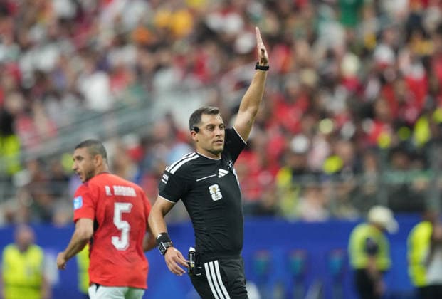 Gustavo Tejera during Australia and Egypt, Round of 32 FIFA World Cup, WM, Weltmeisterschaft, Fussball 2026, Dallas Stadium, Arlington, United States on July 3, 2026. Thor Wegner DeFodi Images. (Photo by DeFodi Images) - *** Gustavo Tejera during the Australia vs. Egypt match in the Round of 32 of the 2026 FIFA World Cup at Dallas Stadium in Arlington, United States, on July 3, 2026. Photo by DeFodi Images (Thor Wegner)