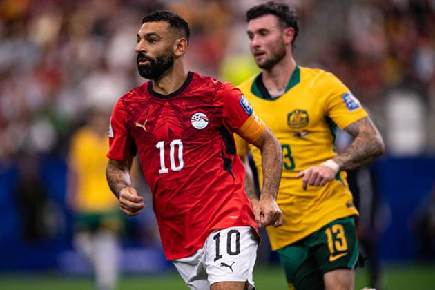 Mohamed Salah of Egypt during the FIFA World Cup, WM, Weltmeisterschaft, Fussball 2026 Round of 32 match between Australia and Egypt at Dallas Stadium in Dallas, Texas, United States, on July 3rd, 2026. (Photo by Riquelve Nata Sports Press Photo)  Copyright: xRiquelvexNata SportsxPressxPhotox Sportspressphoto_SPR183927