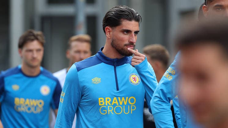 Braunschweig, Trainingsauftakt Braunschweig, 03.07.2026, Fußball, Herren, 2. BL, Saison 2026 2027, Eintracht Braunschweig, Trainingsauftakt, Fabio Di Michele Sanchez (Eintracht Braunschweig) Stadion an der Hamburger Straße Niedersachsen Deutschland *** Braunschweig, Start of Training, Braunschweig, July 3, 2026, Soccer, Men s, 2nd Division, 2026–2027 Season, Eintracht Braunschweig, Start of Training, Fabio Di Michele Sanchez, Eintracht Braunschweig Stadium on Hamburger Straße, Lower Saxony, Germany