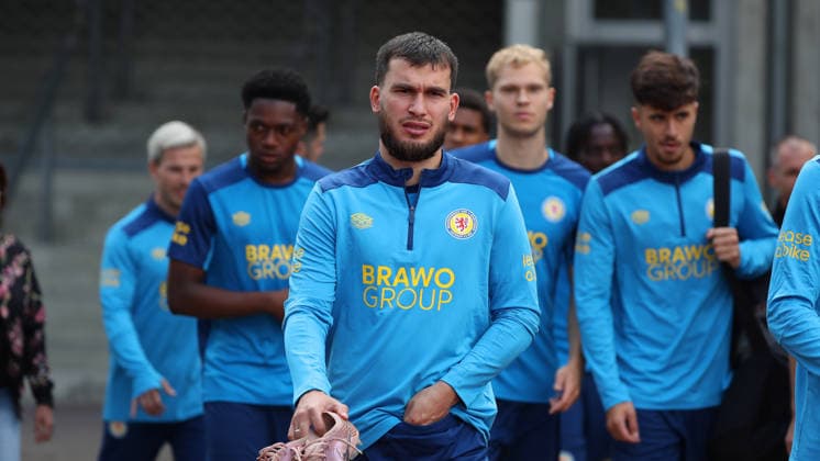 Braunschweig, Trainingsauftakt Braunschweig, 03.07.2026, Fußball, Herren, 2. BL, Saison 2026 2027, Eintracht Braunschweig, Trainingsauftakt, Mehmet Can Aydin (Eintracht Braunschweig) Stadion an der Hamburger Straße Niedersachsen Deutschland *** Braunschweig, Start of Training, Braunschweig, July 3, 2026, Soccer, Men s, 2nd Division, 2026–2027 Season, Eintracht Braunschweig, Start of Training, Mehmet Can Aydin, Eintracht Braunschweig Stadium on Hamburger Straße, Lower Saxony, Germany