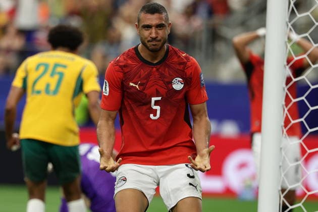 FIFA World Cup, WM, Weltmeisterschaft, Fussball 2026 - Round of 32 - Australia vs Egypt Ramy Rabia of Egypt reacts during the FIFA World Cup 2026 Round of 32 match Australia against Egypt, in Dallas, USA, 03 July 2026. DALLAS United States  Copyright: xCHRISTOPHERxNEUNDORFx