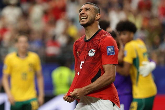 FIFA World Cup, WM, Weltmeisterschaft, Fussball 2026 - Round of 32 - Australia vs Egypt Ramy Rabia of Egypt reacts during the FIFA World Cup 2026 Round of 32 match Australia against Egypt, in Dallas, USA, 03 July 2026. DALLAS United States  Copyright: xCHRISTOPHERxNEUNDORFx