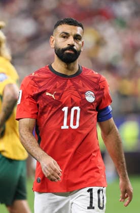 (260704) -- DALLAS, July 4, 2026 -- Mohamed Salah of Egypt reacts during the round of 32 match between Australia and Egypt at the 2026 FIFA World Cup, WM, Weltmeisterschaft, Fussball at Dallas Stadium in Dallas, the United States, July 3, 2026. ) (SP)U.S.-DALLAS-FOOTBALL-FIFA WORLD CUP-ROUND OF 32-AUS VS EGY LixYing 