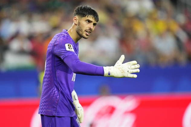 FIFA World Cup, WM, Weltmeisterschaft, Fussball 2026 - Round of 32 - Australia vs Egypt Goalkeeper Patrick Beach of Australia in action during the FIFA World Cup 2026 Round of 32 match Australia against Egypt, in Dallas, USA, 03 July 2026. DALLAS United States  Copyright: xJEFFREYxMCWHORTERx