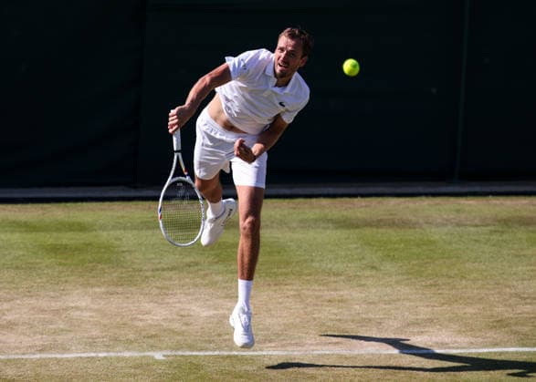 Daniil Medvedev, Herren Einzel, Men s Singles Tennis - Wimbledon 2026 - Grand Slam ITF ATP, Tennis Herren WTA, Tennis Damen - AELTC - London - - Great Britain - 3 July 2026. *** Daniil Medvedev, Men s Singles, Wimbledon 2026 Grand Slam ITF ATP WTA AELTC London, Great Britain, July 3, 2026 Copyright: xJuergenxHasenkopfx
