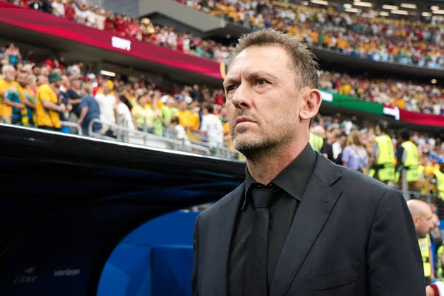 Tony Popovic, head coach of Australia, looks on during a FIFA Men’s World Cup 2026 round of 32 football match between Australia and Egypt at Dallas Stadium, in Arlington on July 03 2026 (Photo by Leo Barrilari SPP)  Copyright: xLeoxBarrilari SPPx Sportspressphoto_SPR184073