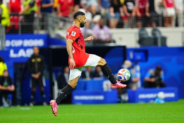 Australia v Egypt - FIFA World Cup, WM, Weltmeisterschaft, Fussball 2026 - Round of 32 ARLINGTON, USA - JULY 03: Mohamed Salah of Egypt in action during the 2026 FIFA World Cup Round of 32 match between Australia and Egypt at Dallas Stadium in Arlington, Texas, United States on July 03, 2026. Evrim Aydin Anadolu Texas United States. Editorial use only. Please get in touch for any other usage.  Copyright: x2026xAnadoluxEvrimxAydinx
