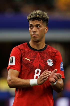 Emam Ashour seen during FIFA World Cup, WM, Weltmeisterschaft, Fussball 2026 game between national teams of Australia and Egypt (Grzegorz Wajda Ball Raw Images) Arlington Dallas Stadium USA Copyright: xGrzegorzxWajdax grzegorzwajda_australia_egypt_2526_6-12