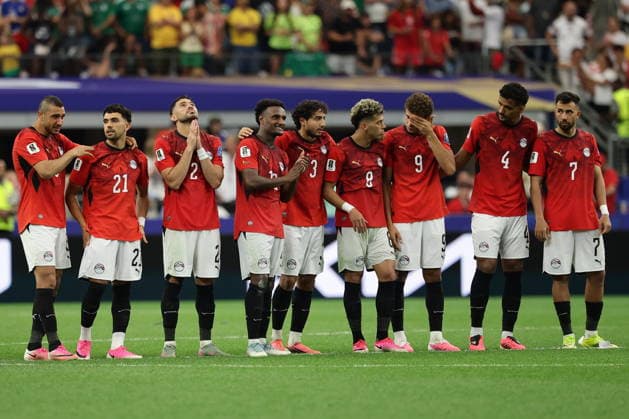 FIFA World Cup, WM, Weltmeisterschaft, Fussball 2026 - Round of 32 - Australia vs Egypt Players of Egypt during the penalty shootout of the FIFA World Cup 2026 Round of 32 match Australia against Egypt, in Dallas, USA, 03 July 2026. DALLAS United States  Copyright: xCHRISTOPHERxNEUNDORFx