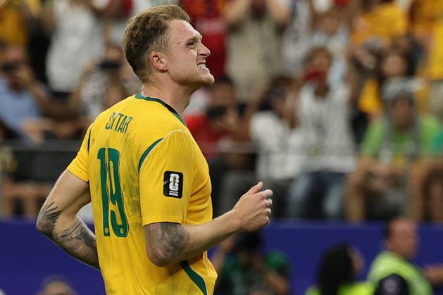 FIFA World Cup, WM, Weltmeisterschaft, Fussball 2026 - Round of 32 - Australia vs Egypt Harry Souttar of Australia reacts after missing to score in the penalty shootout of the FIFA World Cup 2026 Round of 32 match Australia against Egypt, in Dallas, USA, 03 July 2026. DALLAS United States  Copyright: xCHRISTOPHERxNEUNDORFx