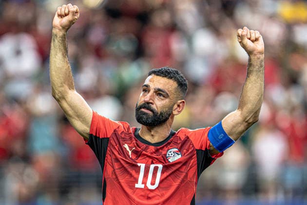 Australia vs Egypt DALLAS, TX - 03.07.2026: AUSTRALIA VS EGYPT - Mohamed Salah, during the match between Egypt and Australia, valid for the round of 16 of the 2026 FIFA World Cup, WM, Weltmeisterschaft, Fussball held at AT&amp;T Stadium, in Arlington, Texas, United States, this Friday (3). (Photo: Danilo Fernandes Fotoarena) x2978333x  DaniloxFernandes