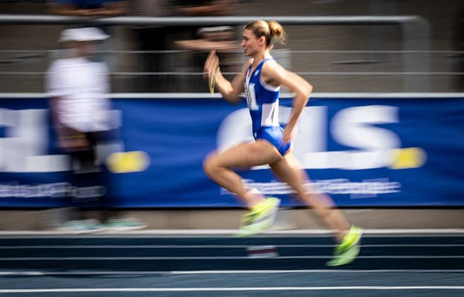 Deutsche Meisterschaften U23 U18; Bochum-Wattenscheid, 03.07.2026 Feature: Johanna Martin (1. LAV Rostock) im 400m-Vorlauf; Deutsche Meisterschaften U23 U18 am 03.07.2026 im Lohrheidestadion in Bochum-Wattenscheid (Nordrhein-Westfalen). *** German U23 and U18 Championships in Bochum and Wattenscheid, July 3, 2026 Feature: Johanna Martin of LAV Rostock in the 400m preliminary round at the German U23 and U18 Championships on July 3, 2026, at Lohrheidestadion in Bochum-Wattenscheid, North Rhine-Westphalia Copyright: xBEAUTIFULxSPORTS R.xSchmittx