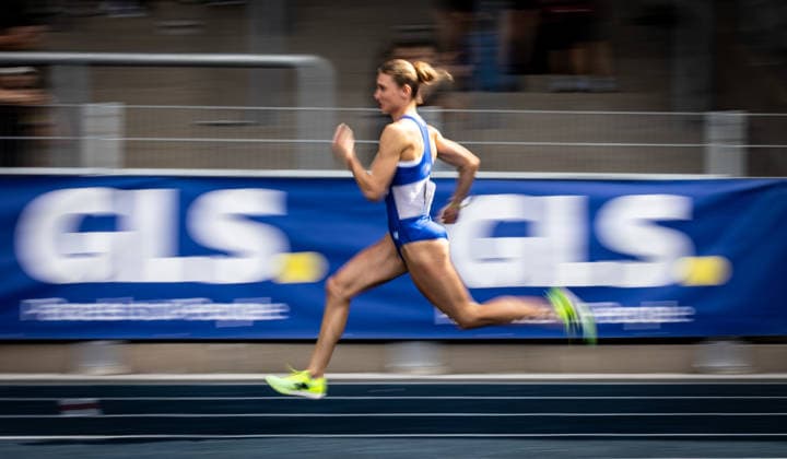 Deutsche Meisterschaften U23 U18; Bochum-Wattenscheid, 03.07.2026 Feature: Johanna Martin (1. LAV Rostock) im 400m-Vorlauf; Deutsche Meisterschaften U23 U18 am 03.07.2026 im Lohrheidestadion in Bochum-Wattenscheid (Nordrhein-Westfalen). *** German U23 and U18 Championships in Bochum and Wattenscheid, July 3, 2026 Feature: Johanna Martin of LAV Rostock in the 400m preliminary round at the German U23 and U18 Championships on July 3, 2026, at Lohrheidestadion in Bochum-Wattenscheid, North Rhine-Westphalia Copyright: xBEAUTIFULxSPORTS R.xSchmittx