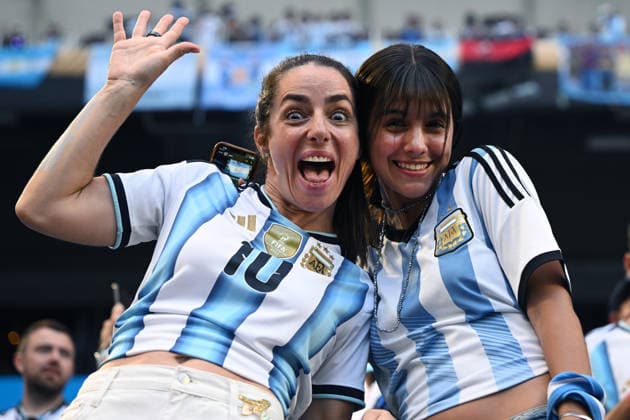 Mg Miami (Stati Uniti) 04 07 2026 - Mondiali di Calcio 2026 Argentina-Capo Verde foto Matteo Gribaudi Image nella foto: tifosi Argentina 