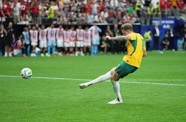 Harry Souttar (Australia) during Australia and Egypt, Round of 32 FIFA World Cup, WM, Weltmeisterschaft, Fussball 2026, Dallas Stadium, Arlington, United States on July 3, 2026. Thor Wegner DeFodi Images. (Photo by DeFodi Images) - *** Harry Souttar of Australia during the Australia vs. Egypt match in the Round of 32 of the 2026 FIFA World Cup at Dallas Stadium in Arlington, United States, on July 3, 2026. Photo by Thor Wegner, DeFodi Images