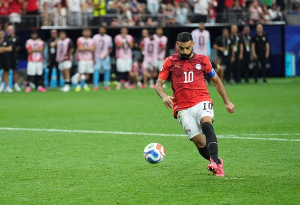 Mohamed Salah (Egypt) during Australia and Egypt, Round of 32 FIFA World Cup, WM, Weltmeisterschaft, Fussball 2026, Dallas Stadium, Arlington, United States on July 3, 2026. Thor Wegner DeFodi Images. (Photo by DeFodi Images) - *** Mohamed Salah of Egypt during the Australia vs. Egypt match in the Round of 32 of the 2026 FIFA World Cup at Dallas Stadium in Arlington, United States, on July 3, 2026. Photo by Thor Wegner, DeFodi Images
