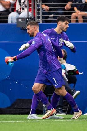 Mat Ryan of Australia takes the Patrick Beach of Australia place during the FIFA World Cup, WM, Weltmeisterschaft, Fussball 2026 Round of 32 match between Australia and Egypt at Dallas Stadium in Dallas, Texas, United States, on July 3rd, 2026. (Photo by Riquelve Nata Sports Press Photo)  Copyright: xRiquelvexNata SportsxPressxPhotox Sportspressphoto_SPR184164