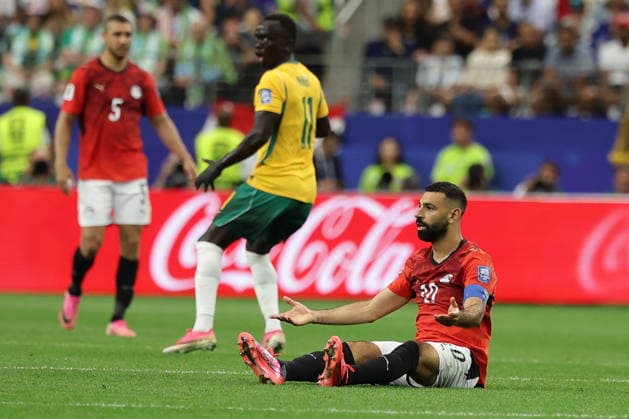 FIFA World Cup, WM, Weltmeisterschaft, Fussball 2026 - Round of 32 - Australia vs Egypt Mohamed Salah of Egypt reacts during the FIFA World Cup 2026 Round of 32 match Australia against Egypt, in Dallas, USA, 03 July 2026. DALLAS United States  Copyright: xCHRISTOPHERxNEUNDORFx