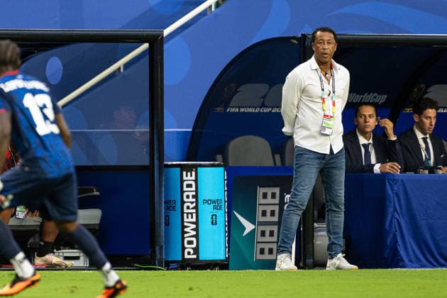 260704 Head coach Pedro Leitao Brito of Cabo Verde during the FIFA World Cup, WM, Weltmeisterschaft, Fussball 2026 round of 32 football match between Argentina and Cabo Verde on July 4, 2026 in Miami. Photo: Jon Olav Nesvold BILDBYRAN COP 217 JE0139 fotboll football soccer fotball vm fotbolls-vm fotball-vm fotbolls-vm 2026 fifa world cup 2026 sextondelsfinal round of 32 23 bbeng *** July 4, 2026: Head coach Pedro Leitao Brito of Cape Verde during the FIFA World Cup 2026 Round of 32 soccer match between Argentina and Cape Verde on July 4, 2026 in Miami. Photo by Jon Olav Nesvold. BILDBYRAN COP 217 JE0139 soccer football fotball World Cup soccer World Cup 2026 FIFA World Cup 2026 round of 32 23 bbeng  Copyright: JONxOLAVxNESVOLD BB260704JE022