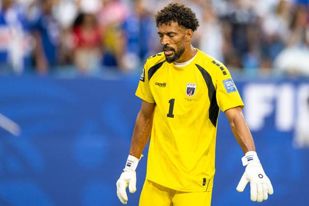 260704 Goalkeeper Vozinha of Cabo Verde during the FIFA World Cup, WM, Weltmeisterschaft, Fussball 2026 round of 32 football match between Argentina and Cabo Verde on July 4, 2026 in Miami. Photo: Jon Olav Nesvold BILDBYRAN COP 217 JE0139 fotboll football soccer fotball vm fotbolls-vm fotball-vm fotbolls-vm 2026 fifa world cup 2026 sextondelsfinal round of 32 23 bbeng *** July 4, 2026: Goalkeeper Vozinha of Cape Verde during the FIFA World Cup 2026 Round of 32 soccer match between Argentina and Cape Verde on July 4, 2026 in Miami. Photo by Jon Olav Nesvold. BILDBYRAN COP 217 JE0139 soccer football fotball World Cup soccer World Cup 2026 FIFA World Cup 2026 round of 32 23 bbeng  Copyright: JONxOLAVxNESVOLD BB260704JE031