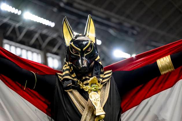 DALLAS - supporter of Egypt during the 2026 World Cup match between Australia and Egypt at Dallas Stadium on July 3, 2026, in Dallas, United States. (Photo by Stefan Koops EYE4IMAGES DeFodi Images) - *** A DALLAS supporter of Egypt during the 2026 World Cup match between Australia and Egypt at Dallas Stadium on July 3, 2026, in Dallas, United States. Photo by Stefan Koops, EYE4IMAGES, DeFodi Images