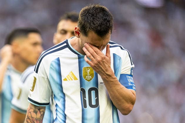 260704 Lionel Messi of Argentina during the FIFA World Cup, WM, Weltmeisterschaft, Fussball 2026 round of 32 football match between Argentina and Cabo Verde on July 4, 2026 in Miami. Photo: Jon Olav Nesvold BILDBYRAN COP 217 JE0139 fotboll football soccer fotball vm fotbolls-vm fotball-vm fotbolls-vm 2026 fifa world cup 2026 sextondelsfinal round of 32 23 bbeng *** July 4, 2026: Lionel Messi of Argentina during the FIFA World Cup 2026 Round of 32 soccer match between Argentina and Cape Verde on July 4, 2026 in Miami. Photo by Jon Olav Nesvold, BILDBYRAN COP 217 JE0139 soccer football fotball World Cup soccer World Cup 2026 FIFA World Cup 2026 round of 32 23 bbeng  Copyright: JONxOLAVxNESVOLD BB260704JE036