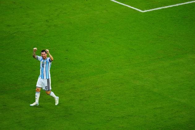 Lionel Messi of Argentina celebrates his goal Argentina v Cape Verde, 2026 FIFA World Cup, WM, Weltmeisterschaft, Fussball Round of 32, Football, Miami Stadium, Miami, Florida, USA - 03 Jul 2026Miami Miami Stadium Florida (FL) United States of America  Copyright: xJavierxGarcia Shutterstockx 16975460ap