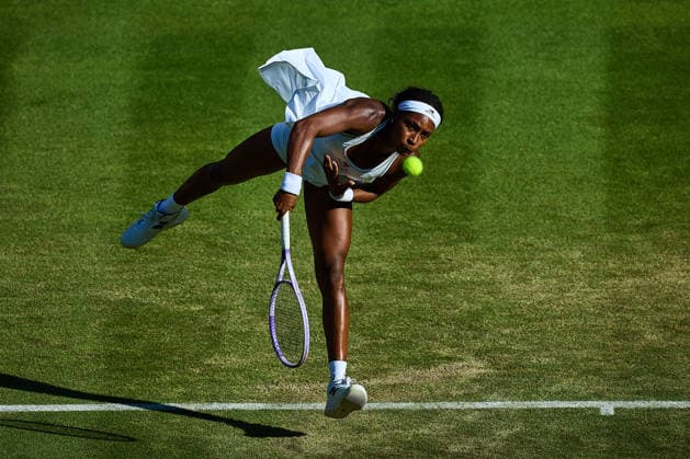 July 3, 2026, London, London, Great Britain: Coco Gauff of United States during The Championships Wimbledon Tennis 2026: Grand Slam: The Championships Wimbledon: 5th Day: 3rd RD: GAUFF 6:3 6:7 6:2 LIU  - ZUMAs343 20260703_zsp_s343_052 Copyright: xMathiasxSchulzx