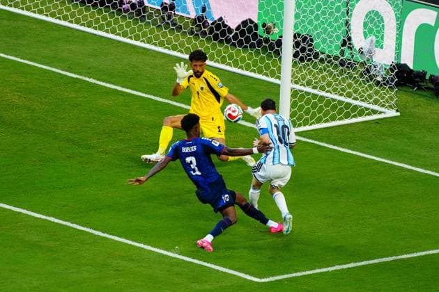 Lionel Messi of Argentina scores a goal Argentina v Cape Verde, 2026 FIFA World Cup, WM, Weltmeisterschaft, Fussball Round of 32, Football, Miami Stadium, Miami, Florida, USA - 03 Jul 2026Miami Miami Stadium Florida (FL) United States of America  Copyright: xJavierxGarcia Shutterstockx 16975460as